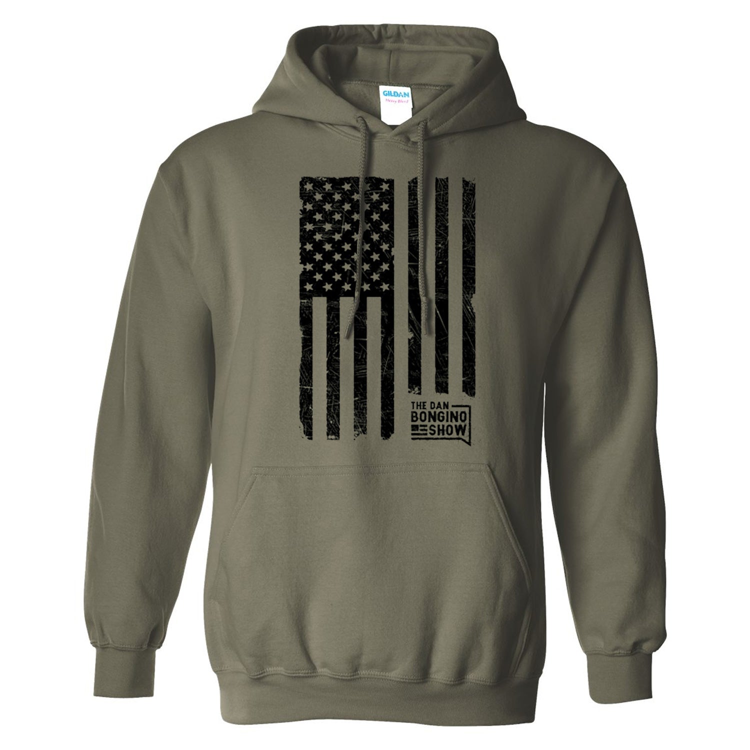 The Bongino Show Flag Hoodie