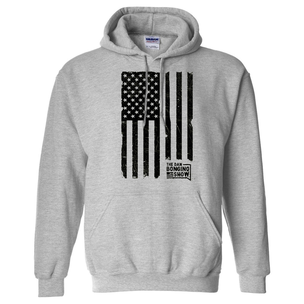 The Bongino Show Flag Hoodie