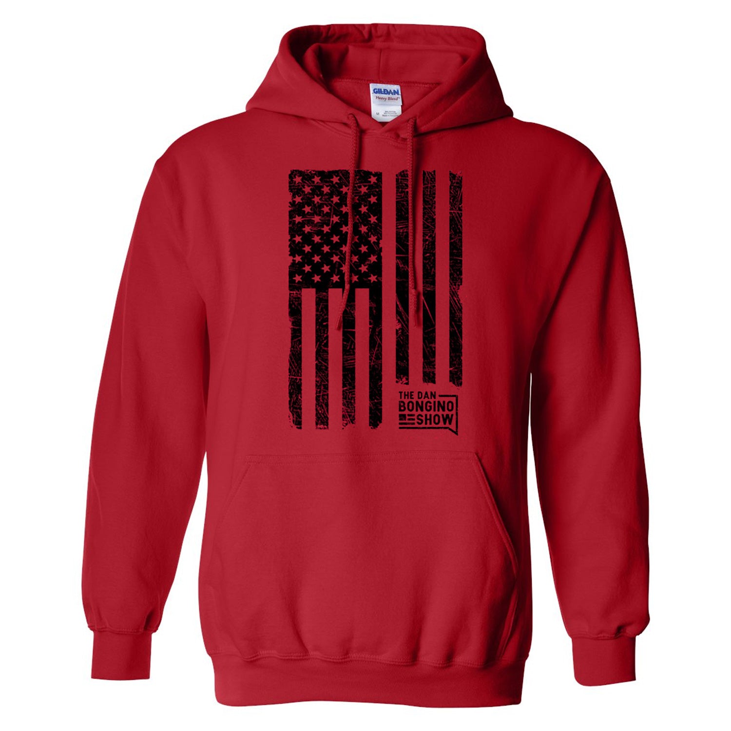 The Bongino Show Flag Hoodie